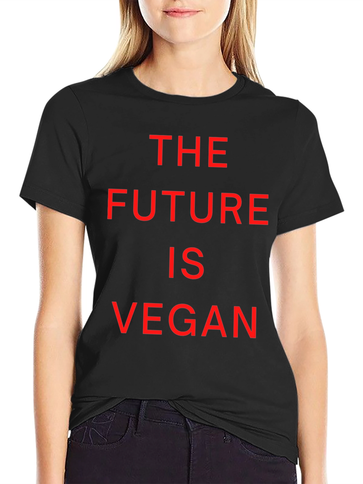 The Future is Vegan Tee - Black