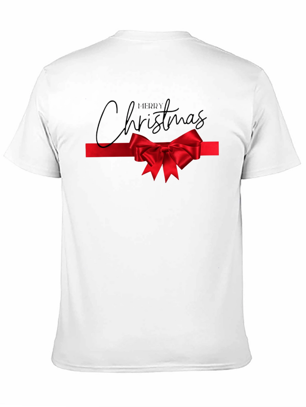 Merry Christmas Bow Tie Tee