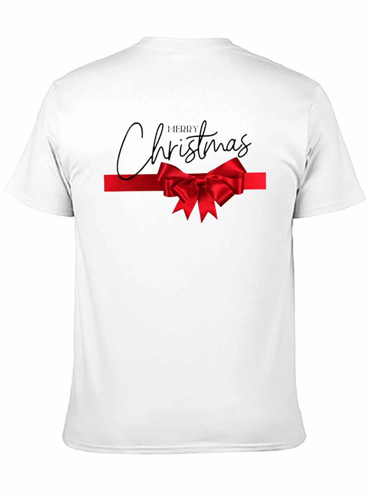 Merry Christmas Bow Tie Tee