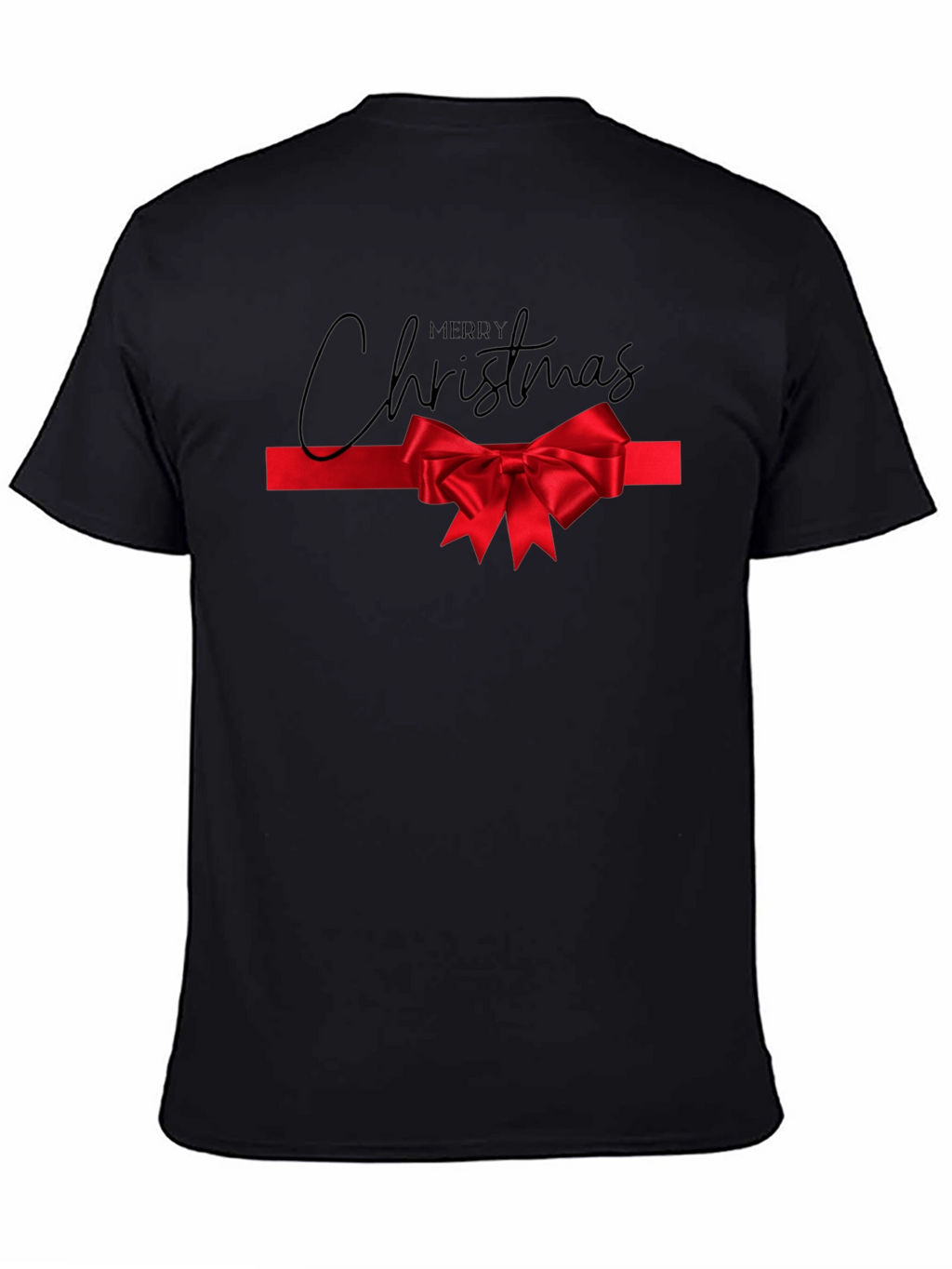 Merry Christmas Bow Tie Tee