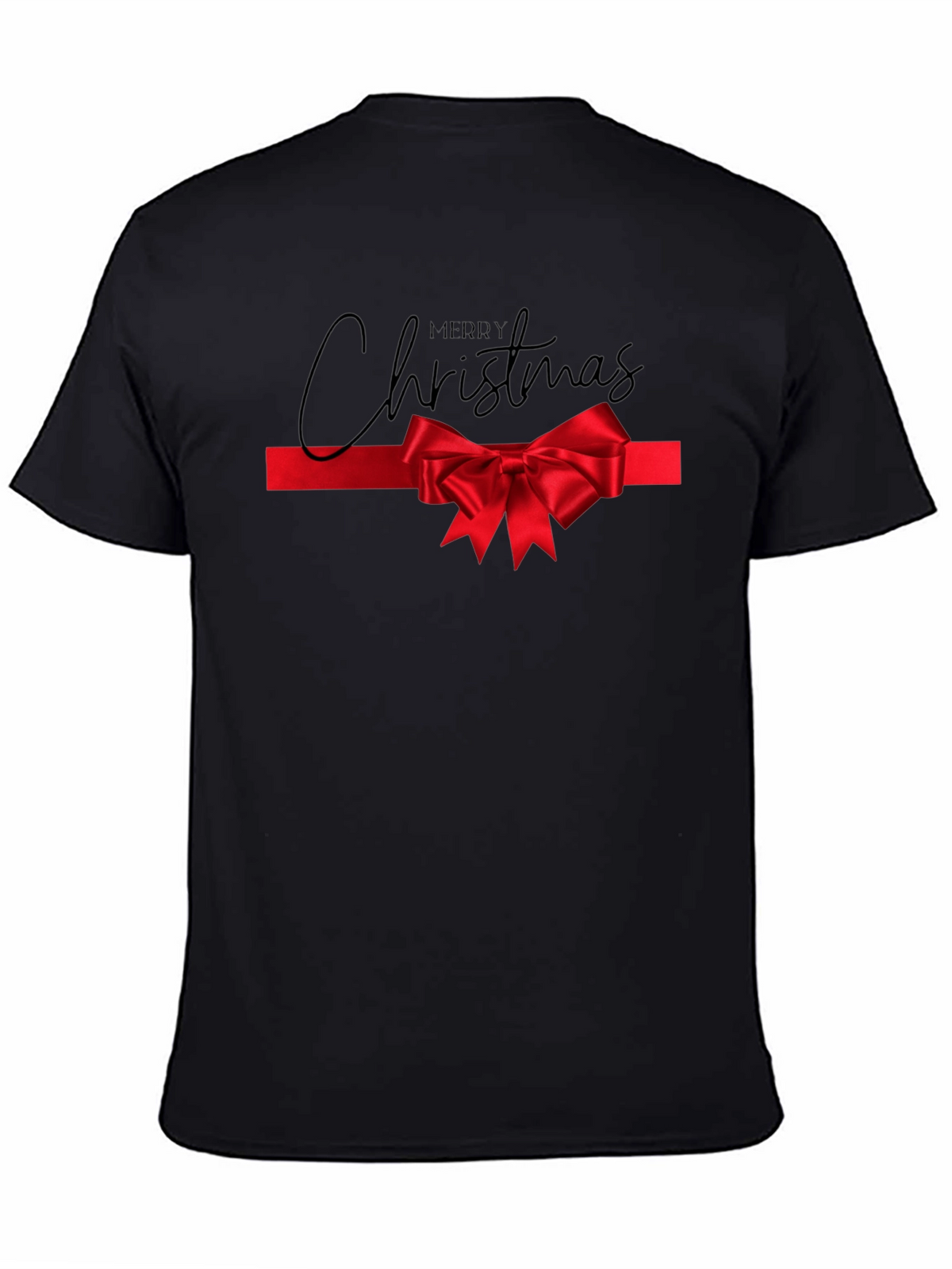 Merry Christmas Bow Tie Tee