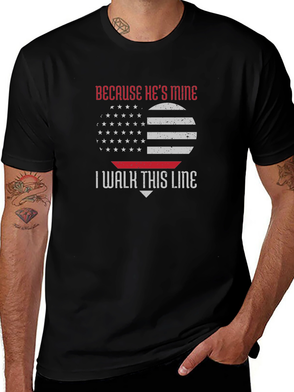 I Walk This Line T-Shirt