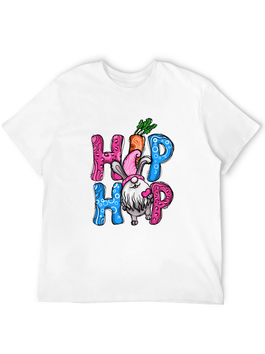 Hip Hop Easter Bunny Gnome T-Shirt