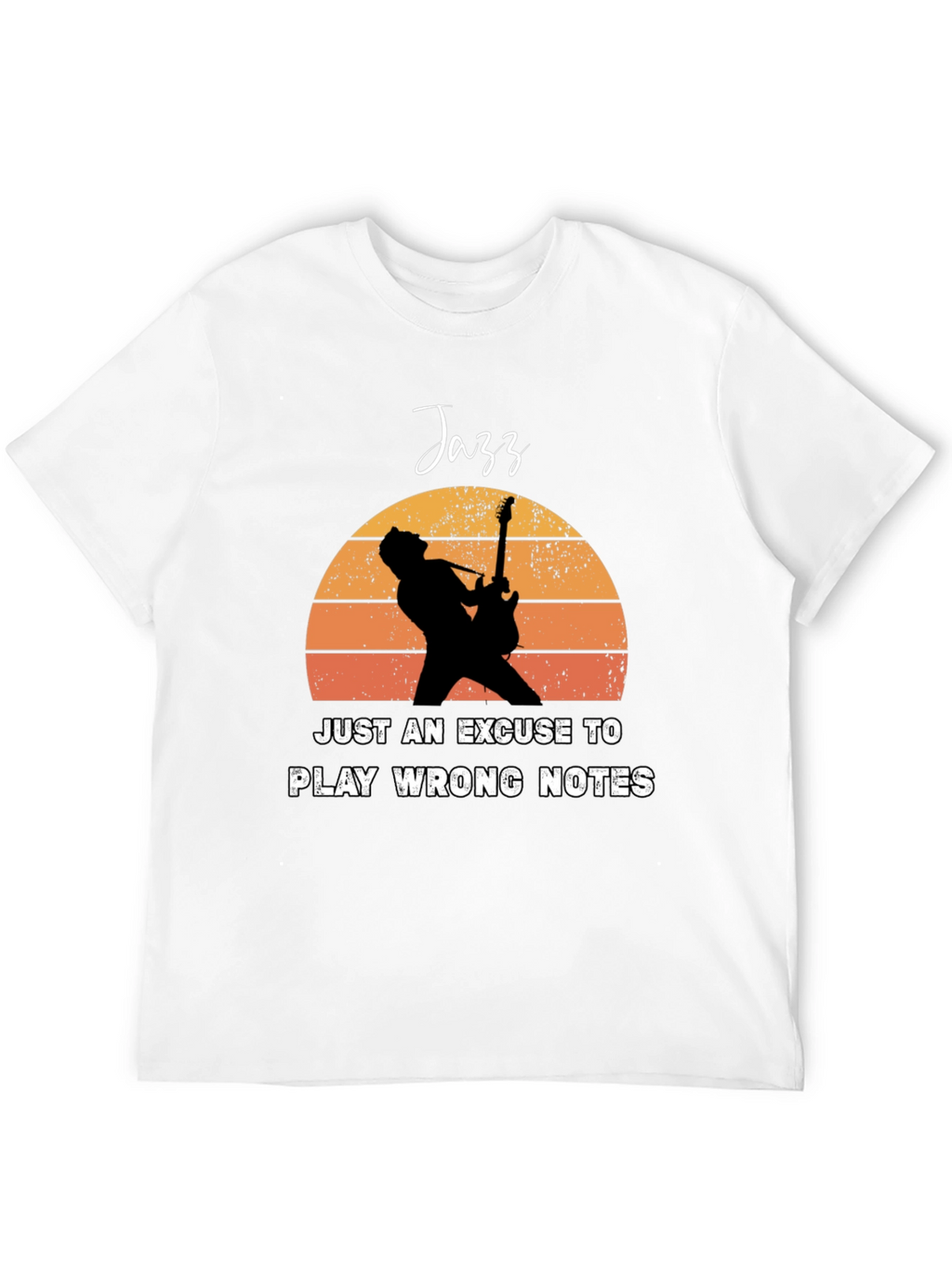 Jazz Wrong Notes Guitar Player T-Shirt