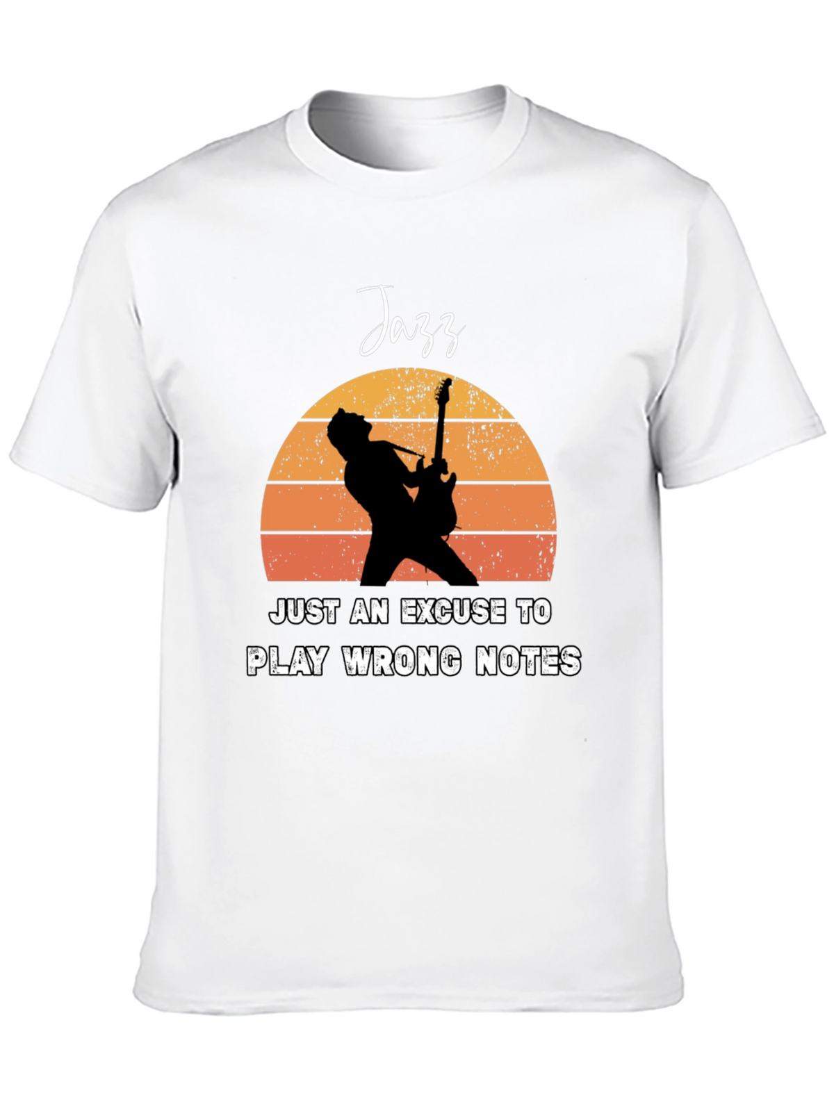 Jazz Wrong Notes Guitar Player T-Shirt