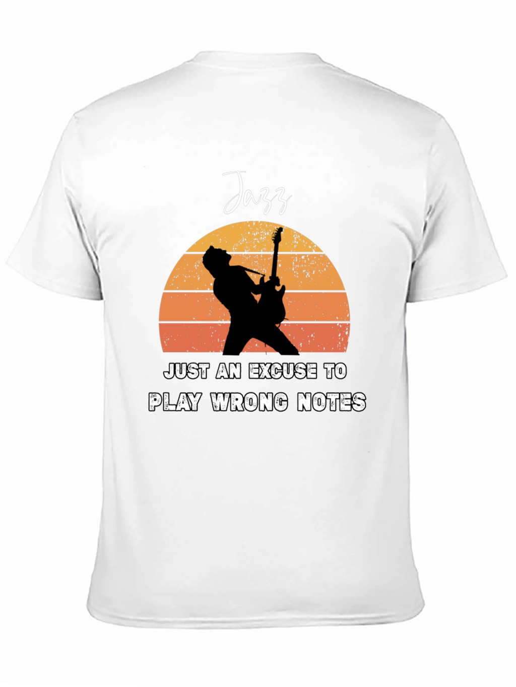 Jazz Wrong Notes Guitar Player T-Shirt