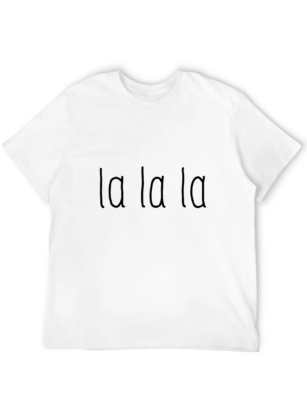 La La La Graphic Tee - Mens Black T-Shirt