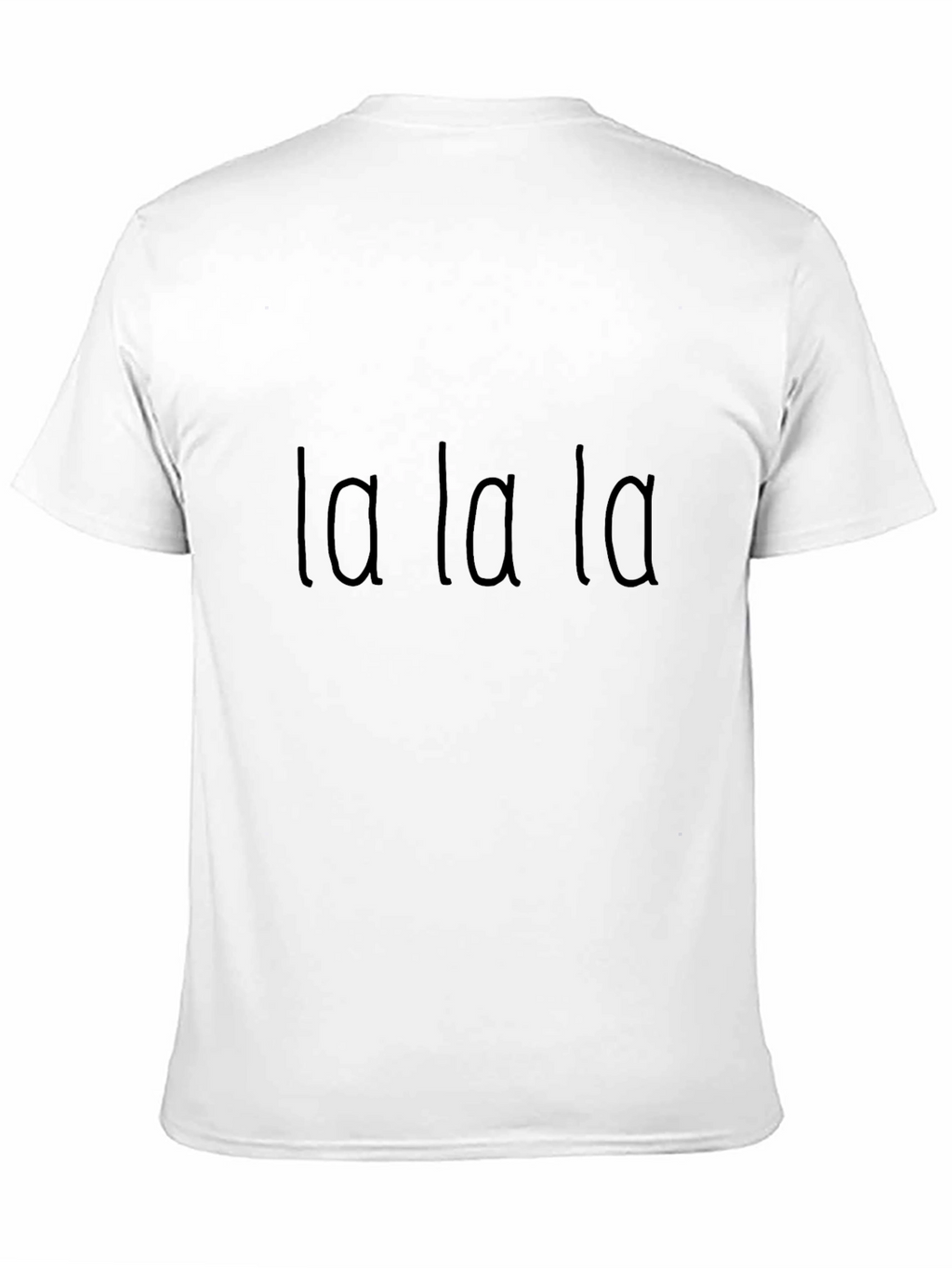 La La La Graphic Tee - Mens Black T-Shirt