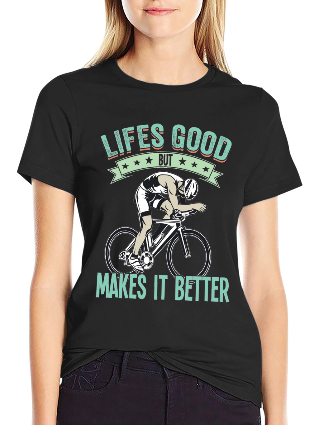 Lifes Good Cycling T-Shirt - Makes It Better!