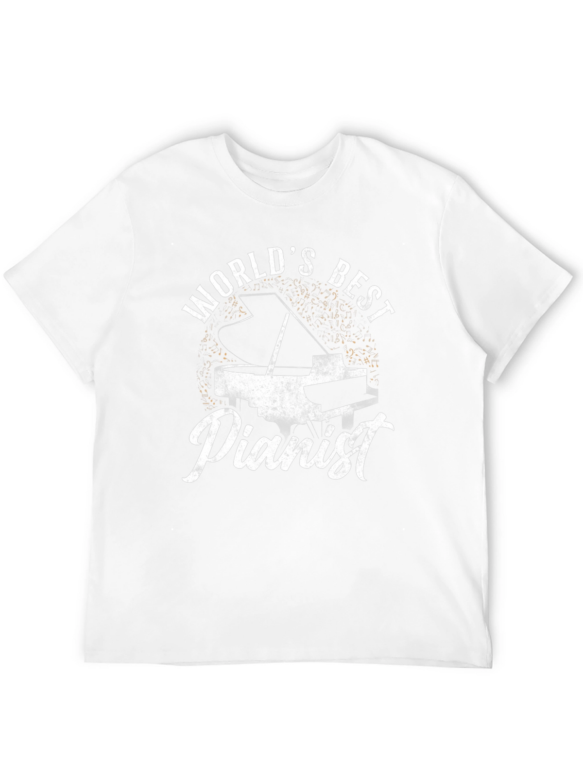 Worlds Best Pianist Black T-Shirt