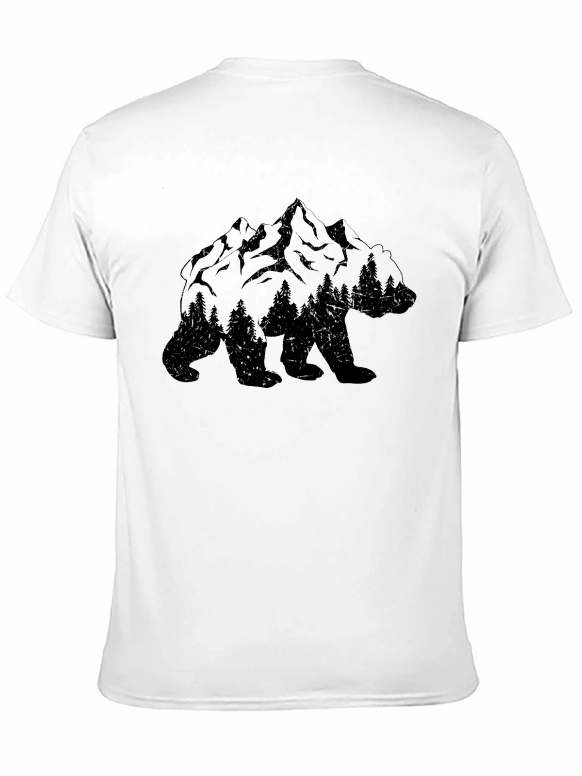 Nature Bear Mountain T-Shirt Black