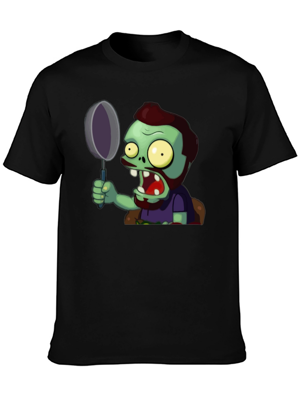 Zombie with Frying Pan Graphic Tee