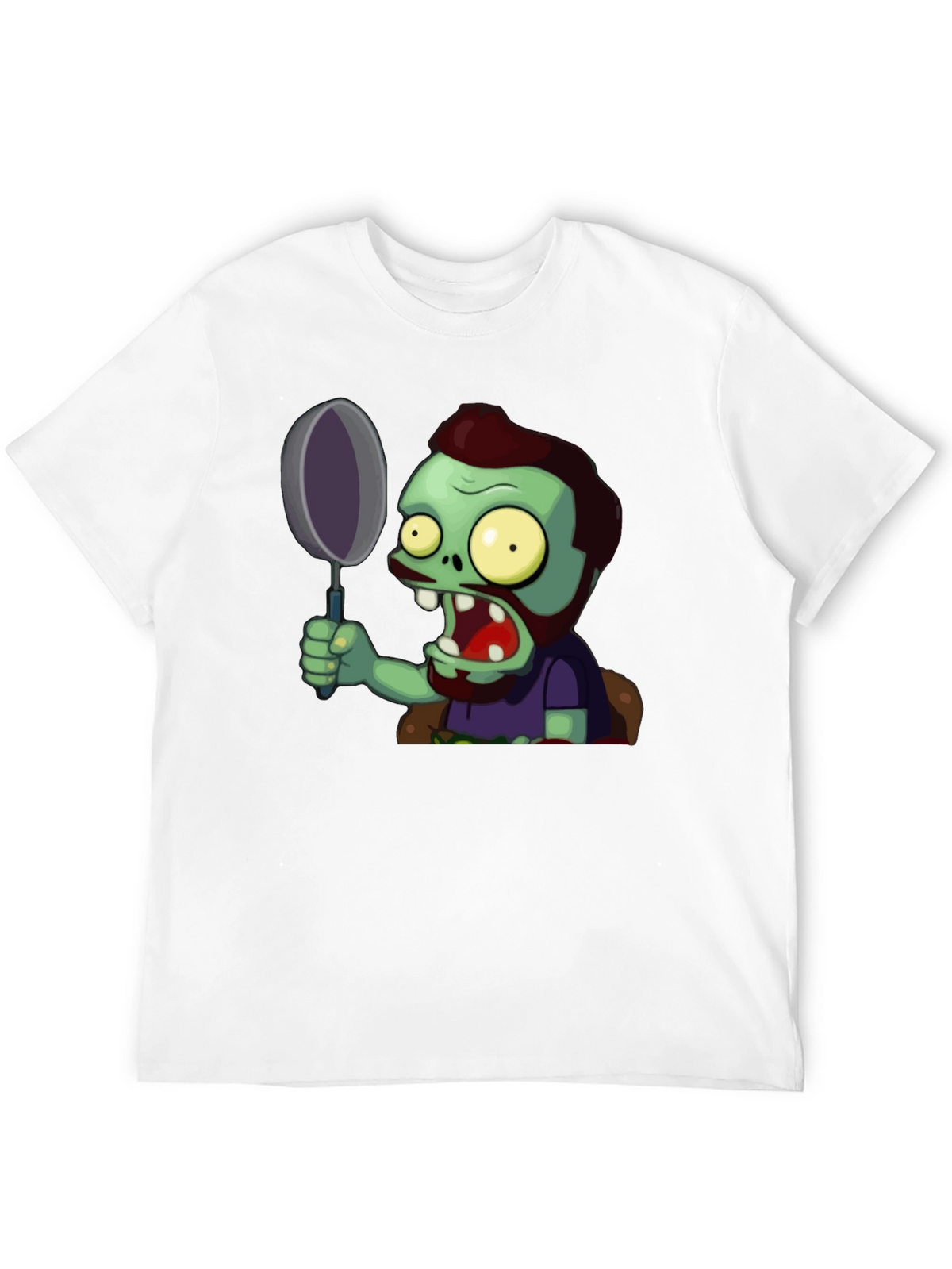 Zombie with Frying Pan Graphic Tee