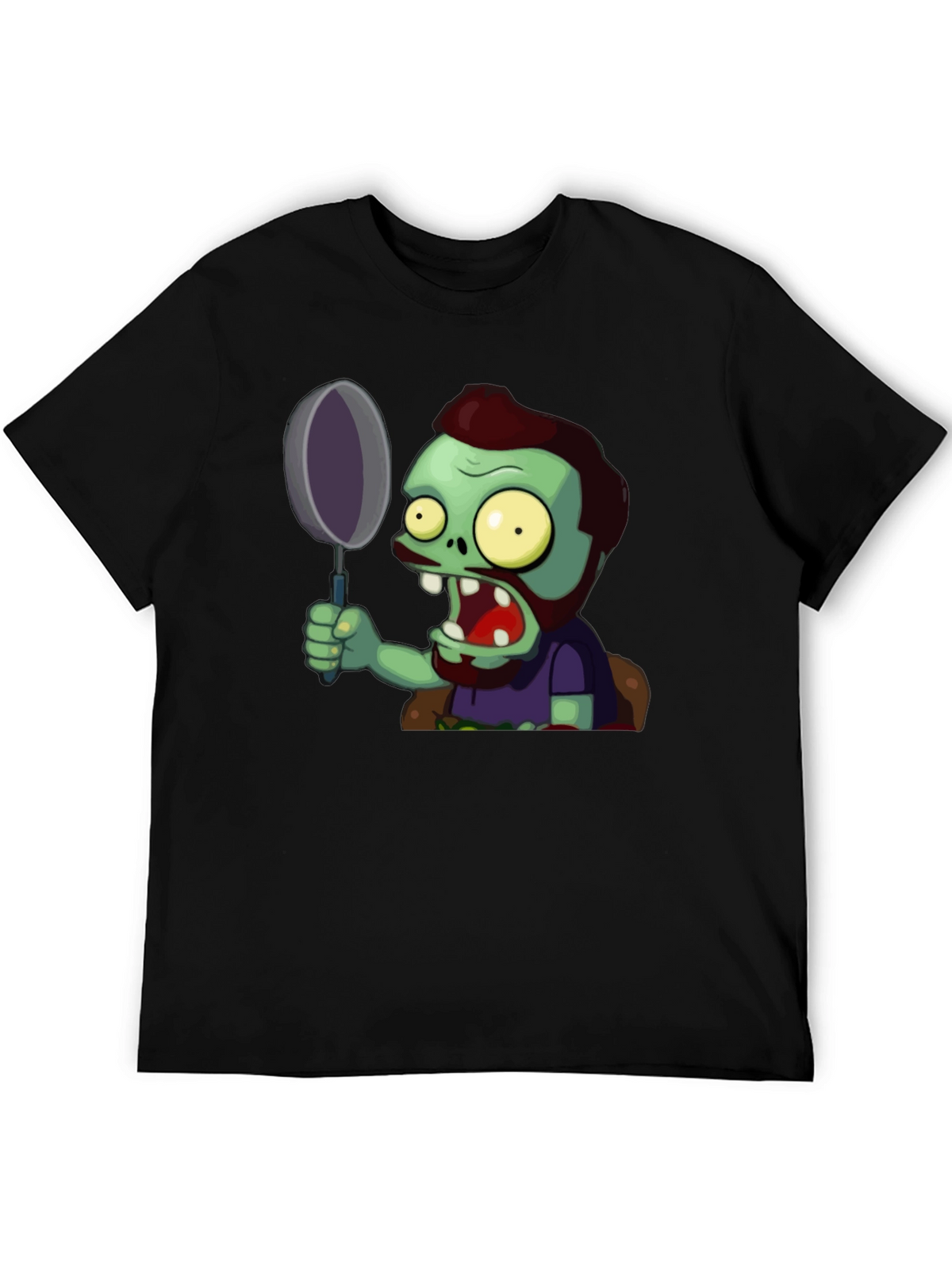 Zombie with Frying Pan Graphic Tee