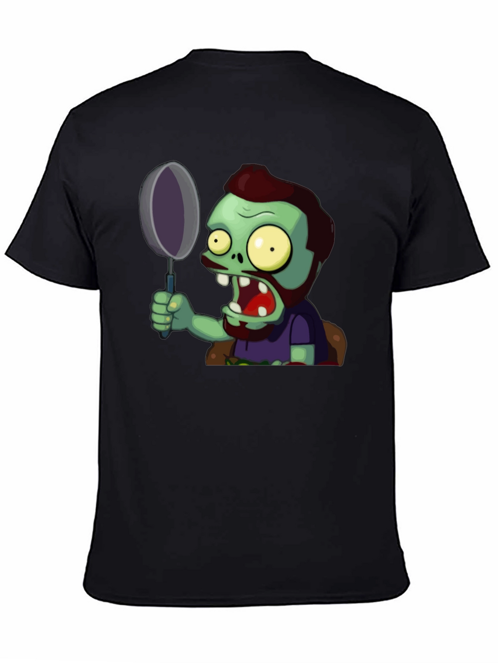 Zombie with Frying Pan Graphic Tee