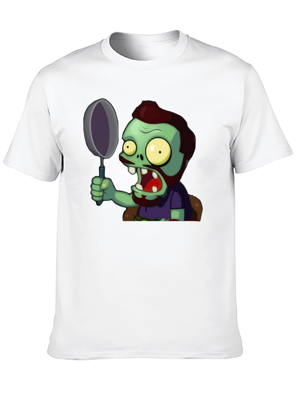 Zombie with Frying Pan Graphic Tee