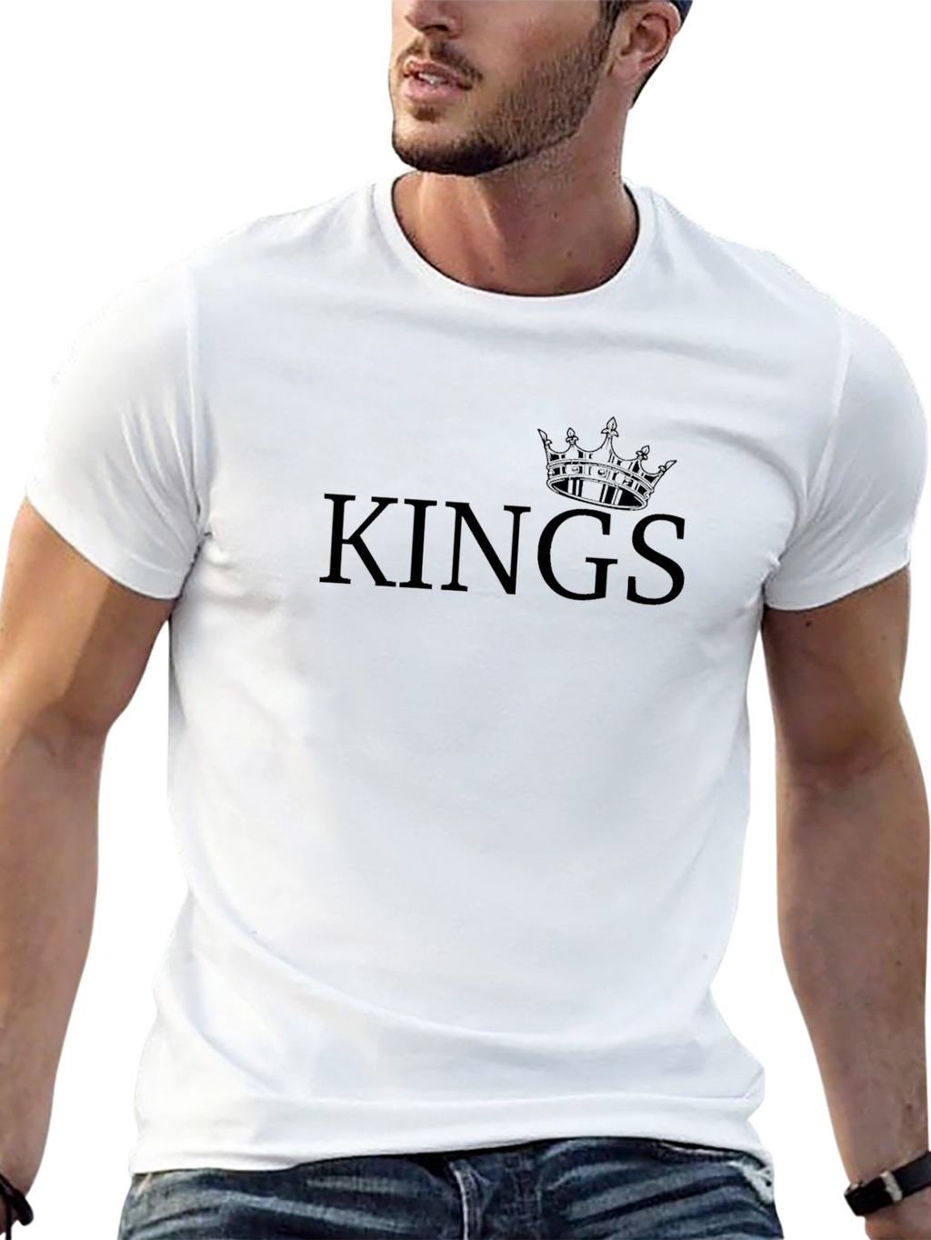 Kings Crown Graphic Black T-Shirt