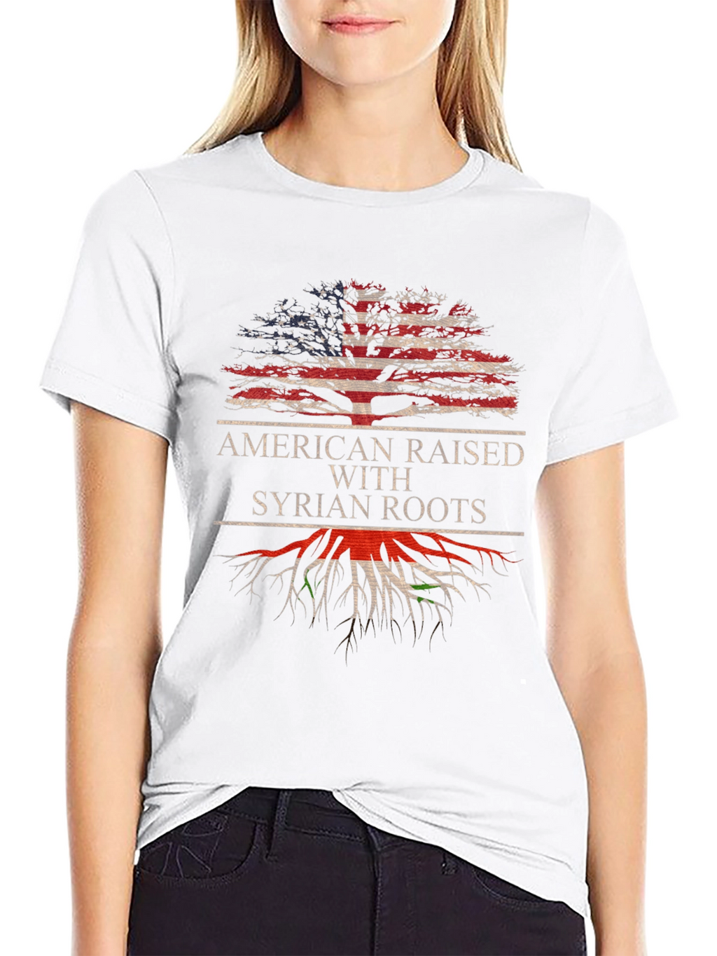 American Raised Syrian Roots T-Shirt