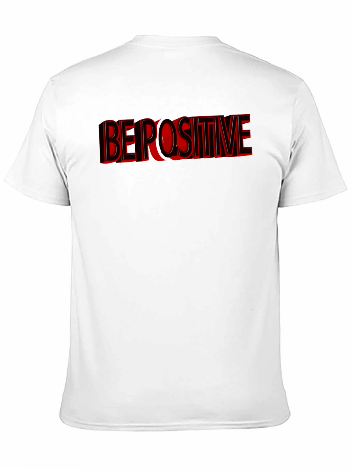 Be Positive Graphic T-Shirt - Black