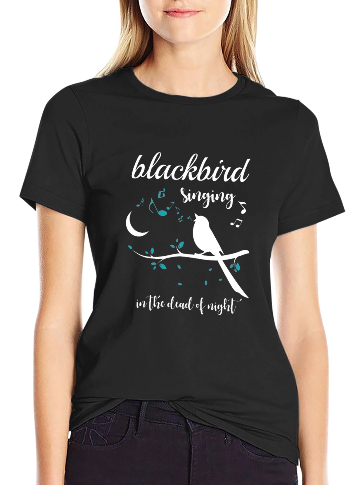 Blackbird Singing Graphic T-Shirt