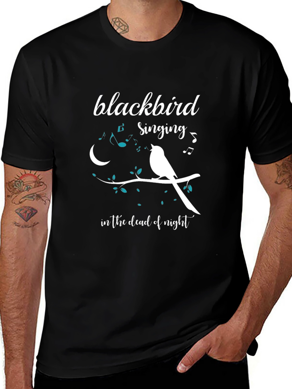 Blackbird Singing Graphic T-Shirt