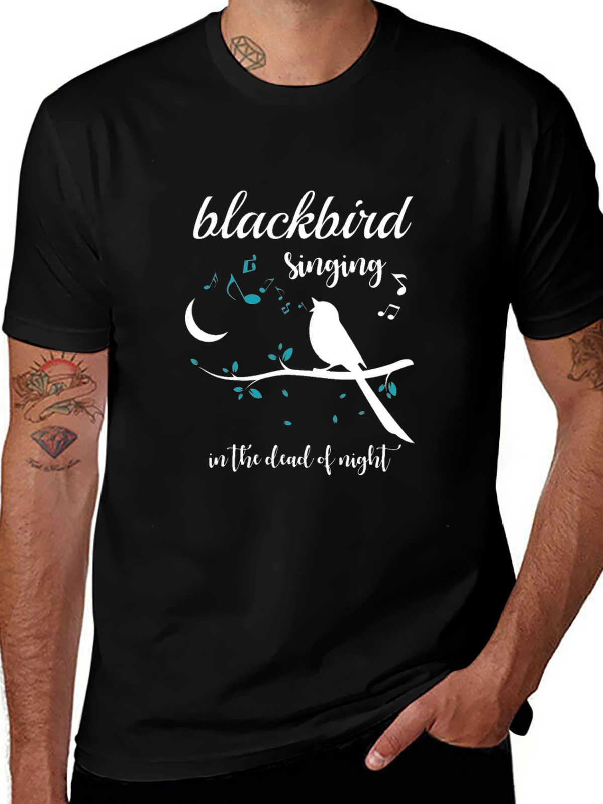Blackbird Singing Graphic T-Shirt