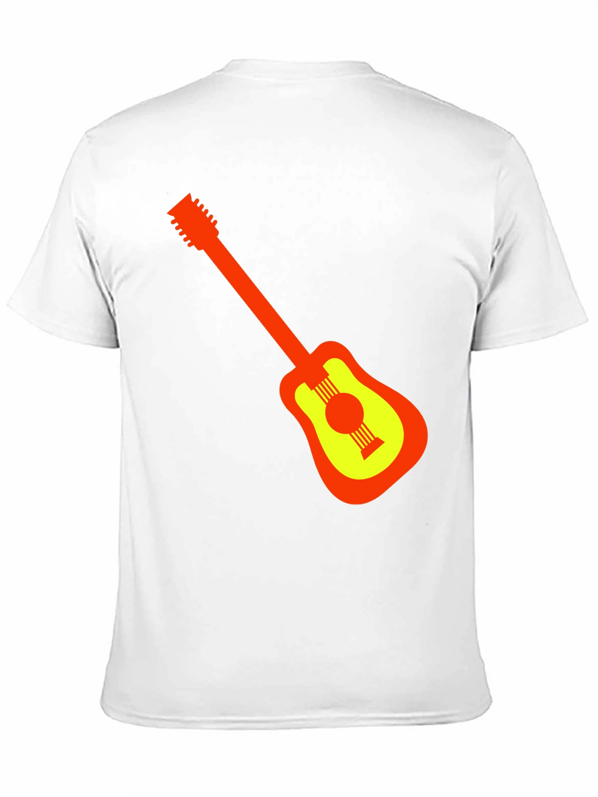 Guitar Graphic Black T-Shirt - Stylish Music Lover Tee