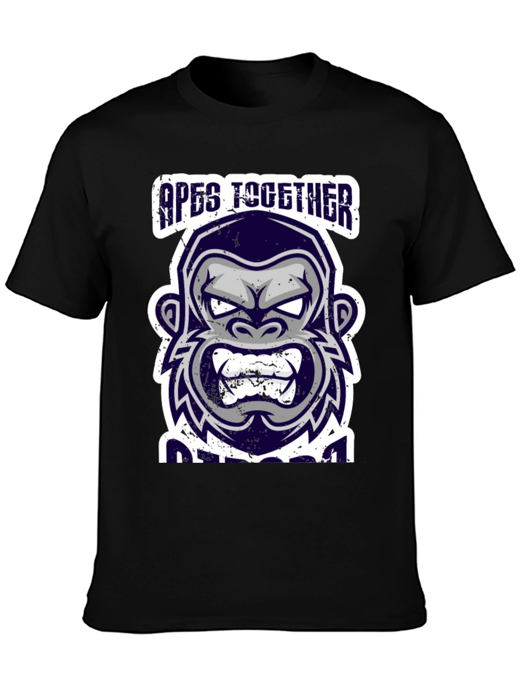 Apes Together Strong Graphic Tee - Black