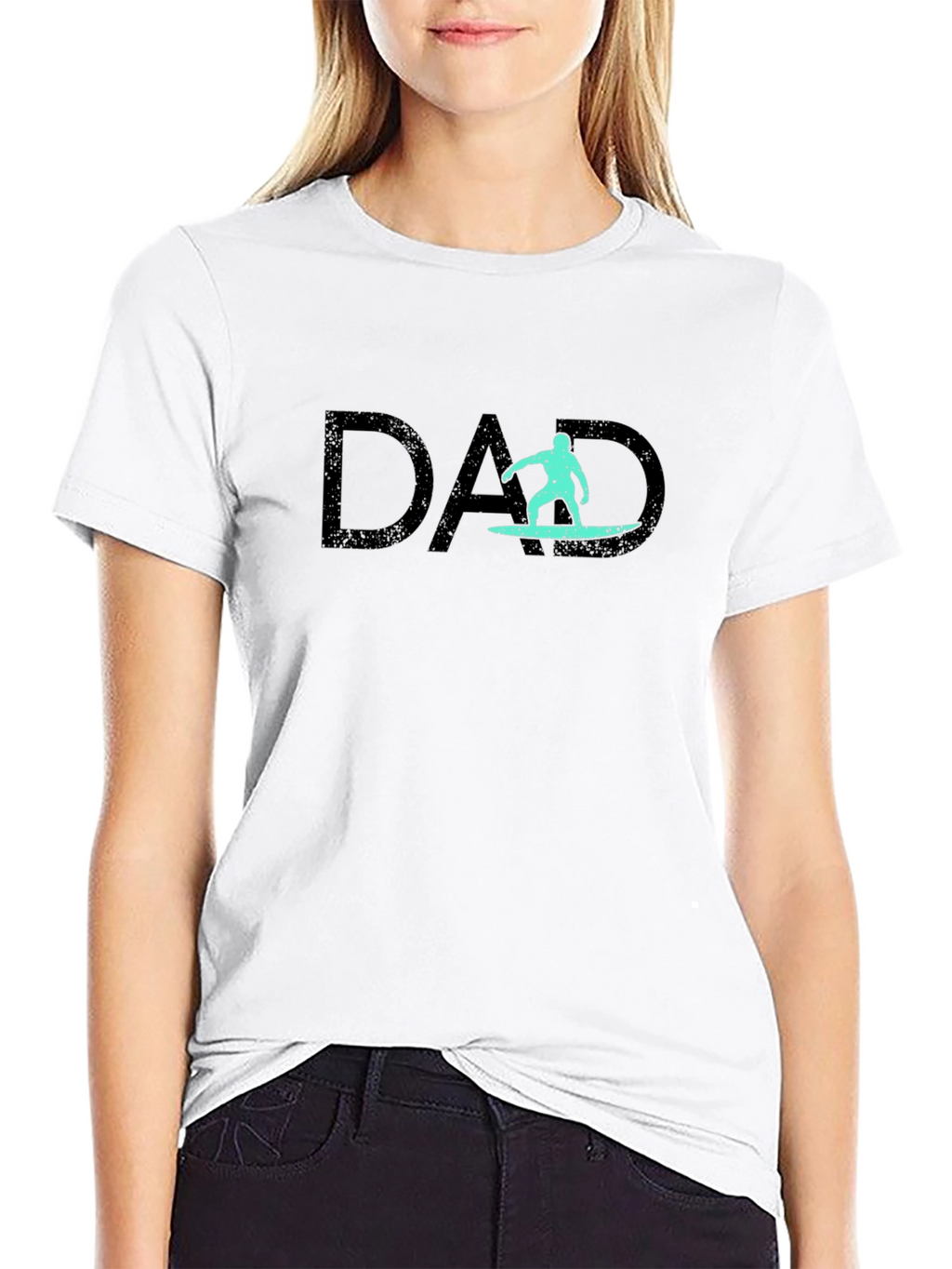 Surfing Dad Graphic T-Shirt
