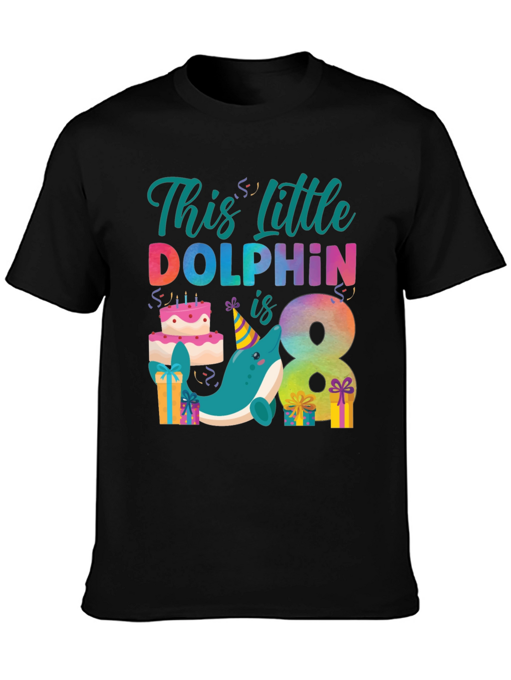 Dolphin 8th Birthday T-Shirt