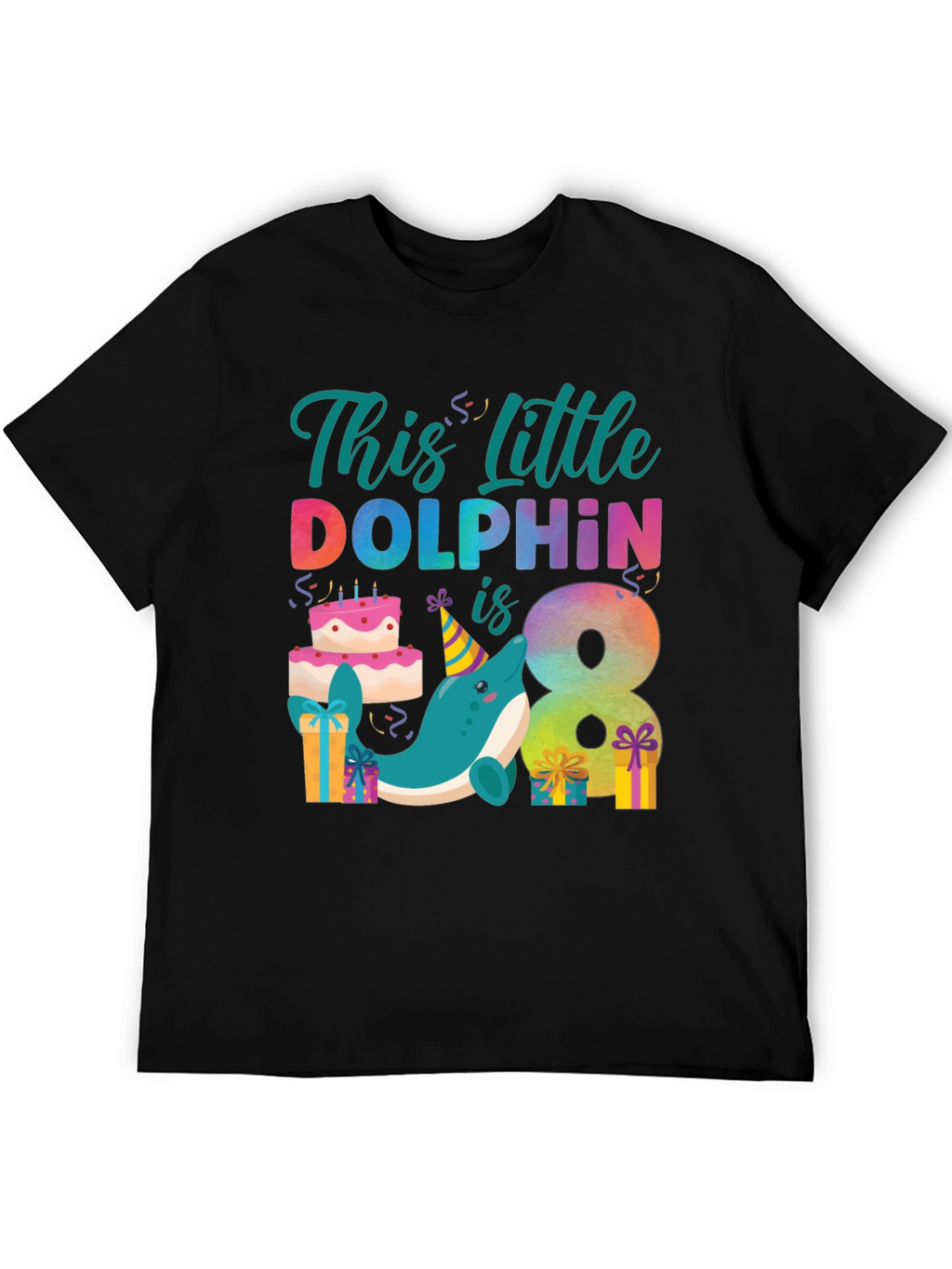 Dolphin 8th Birthday T-Shirt