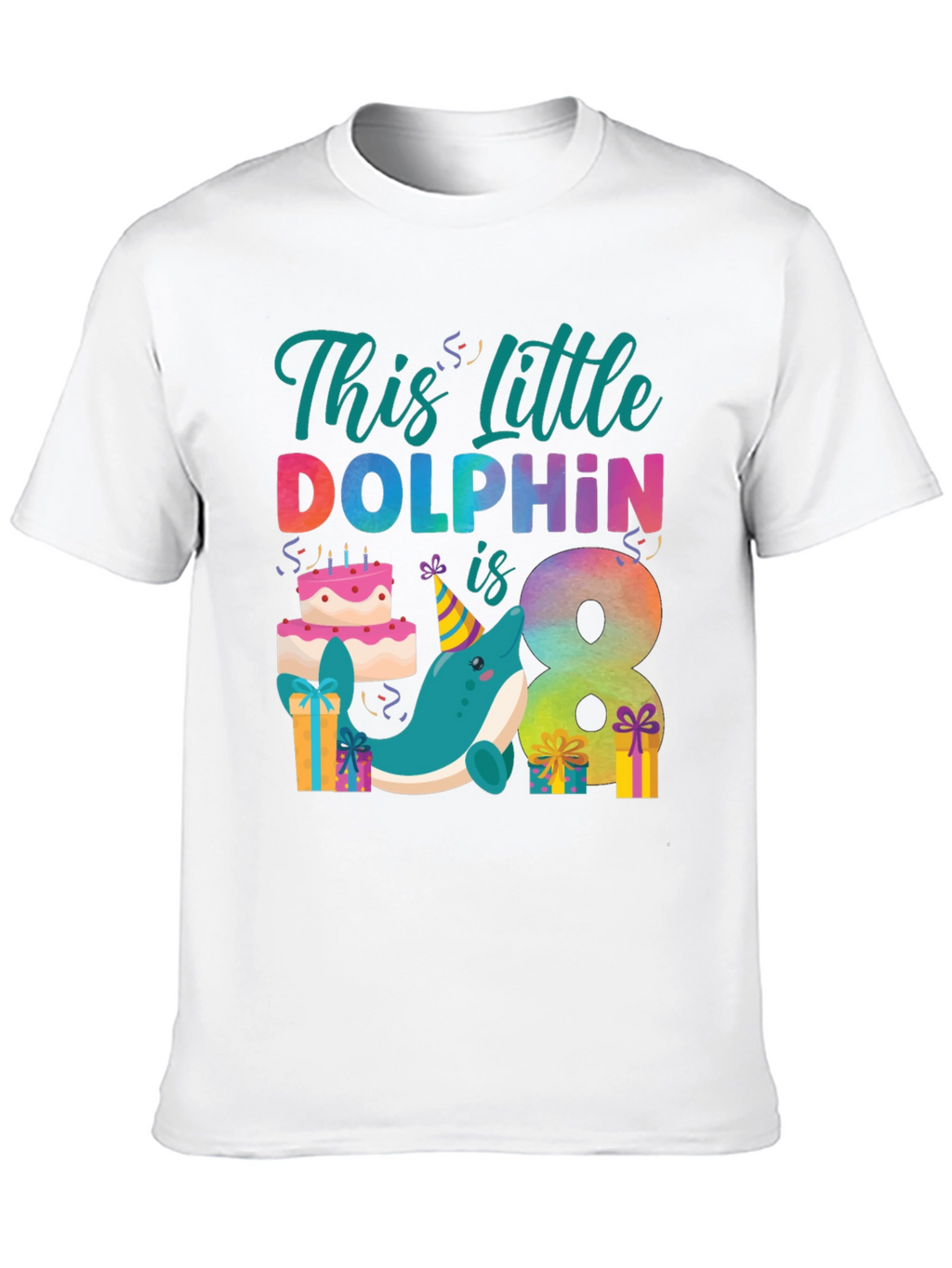Dolphin 8th Birthday T-Shirt