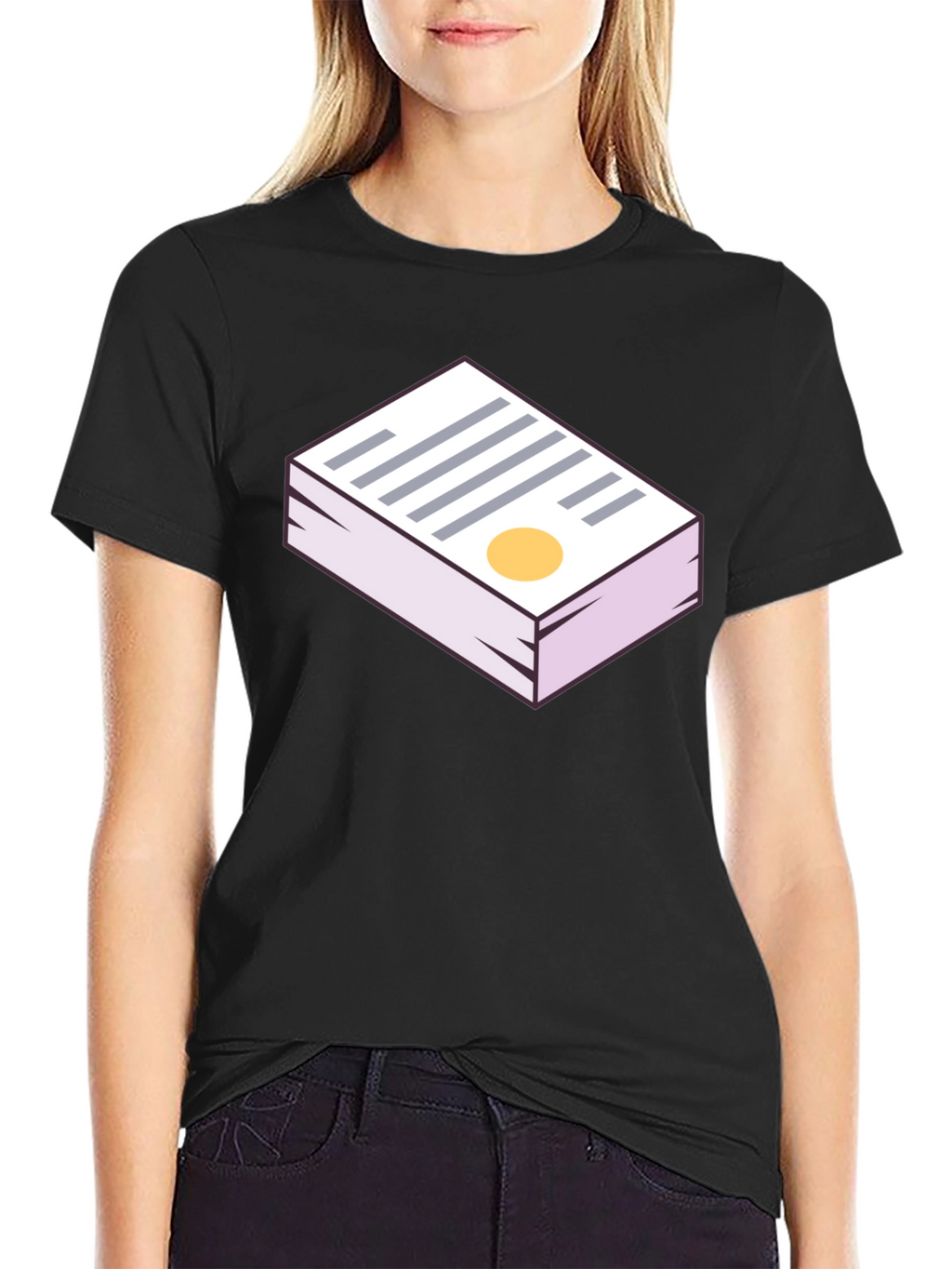 Statement Graphic Tee - Black Casual Shirt