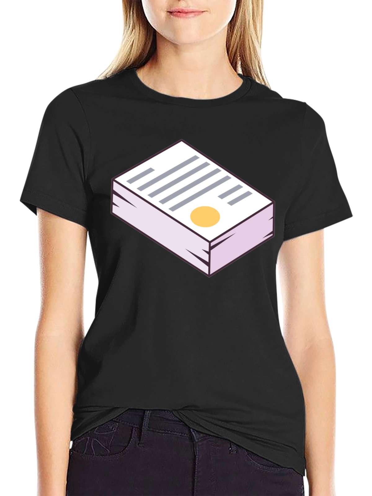 Statement Graphic Tee - Black Casual Shirt