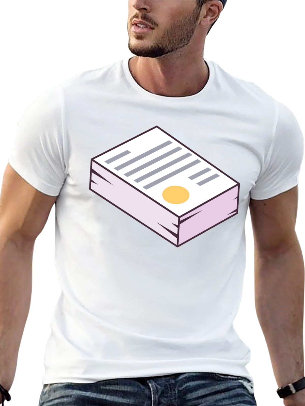 Statement Graphic Tee - Black Casual Shirt