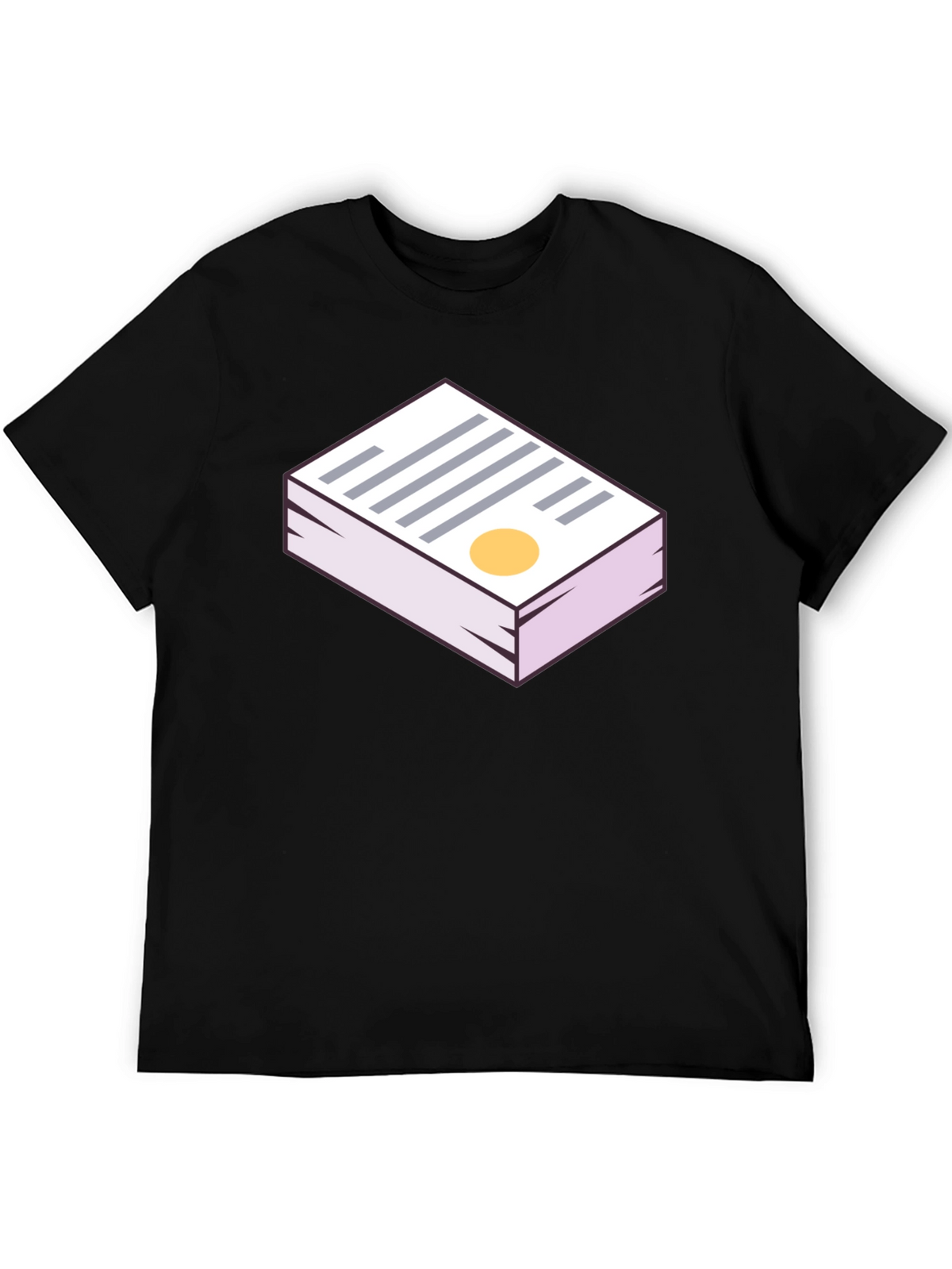 Statement Graphic Tee - Black Casual Shirt