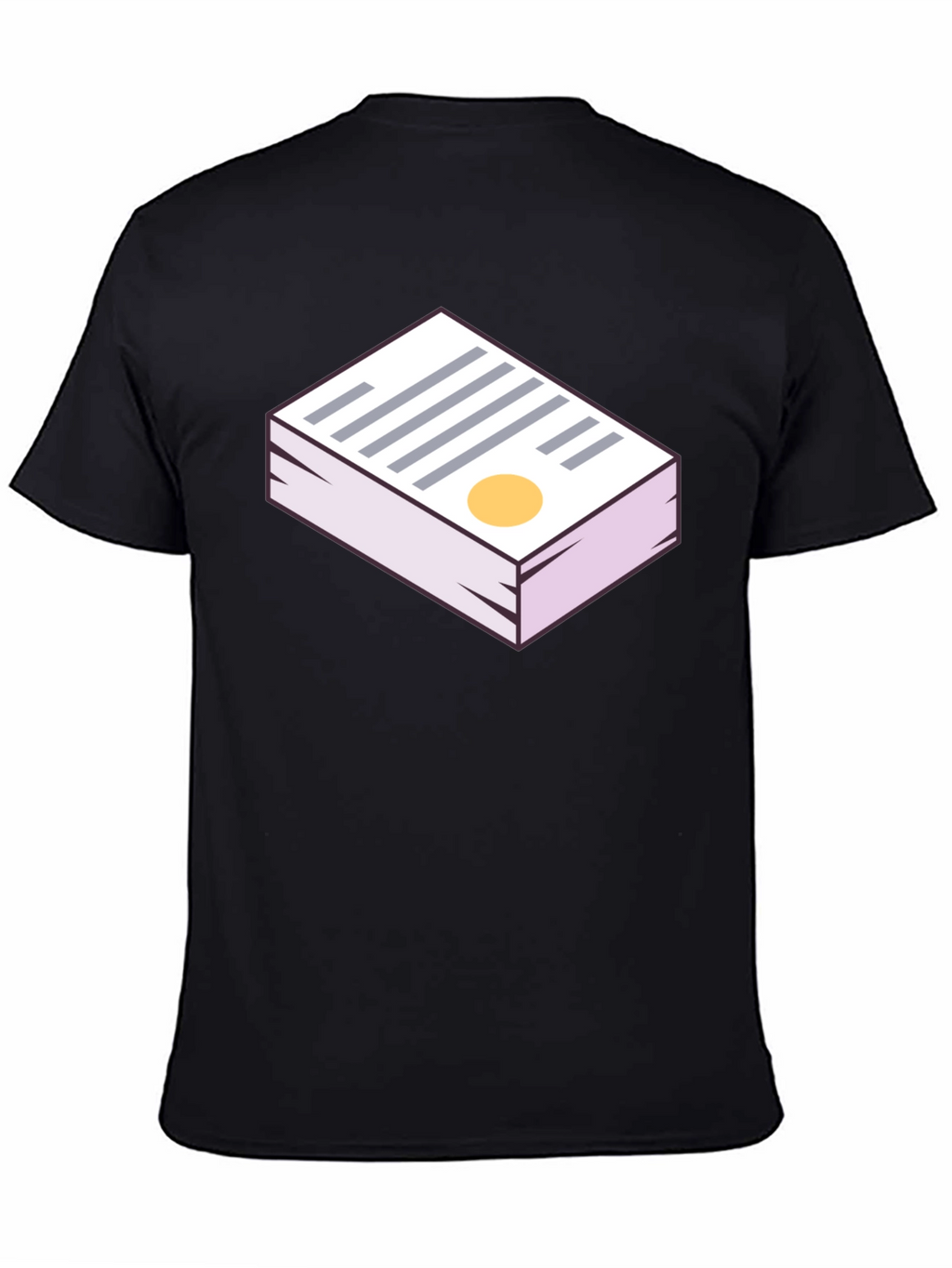 Statement Graphic Tee - Black Casual Shirt