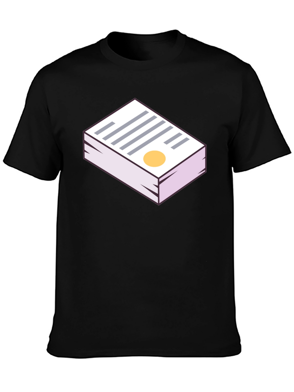 Statement Graphic Tee - Black Casual Shirt