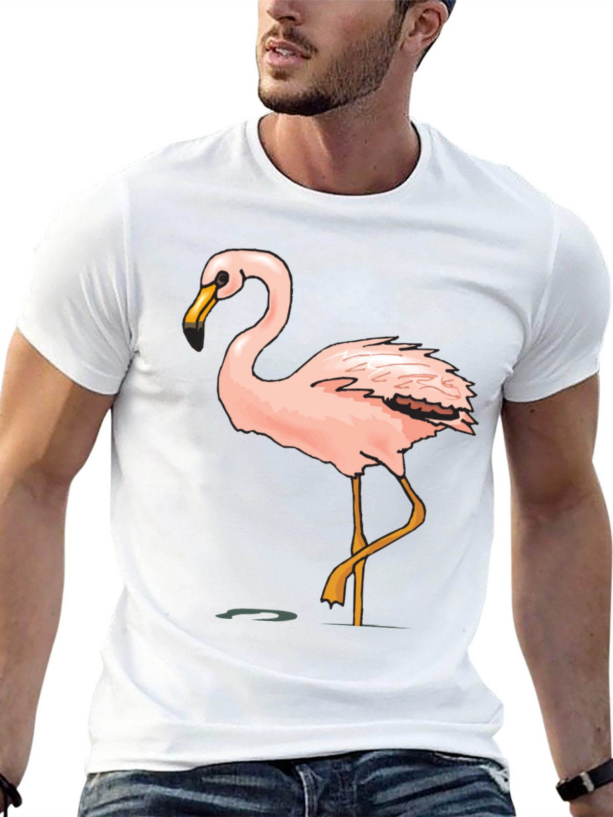 Black Flamingo Graphic Tee