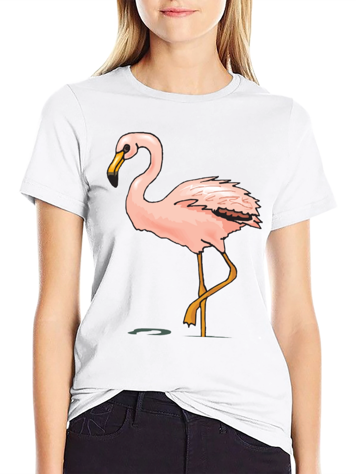 Black Flamingo Graphic Tee