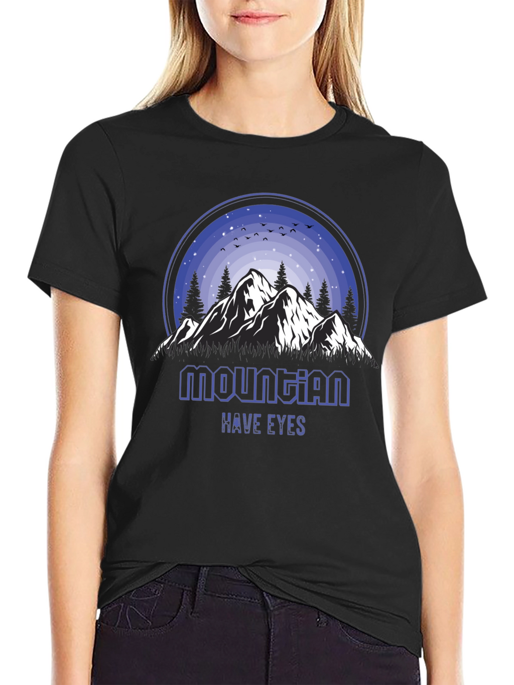 Mountain Have Eyes Graphic Tee - Nature Inspired