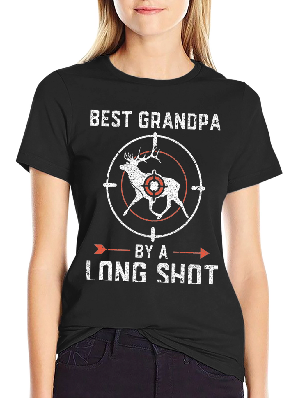 Best Grandpa Hunting Graphic Tee