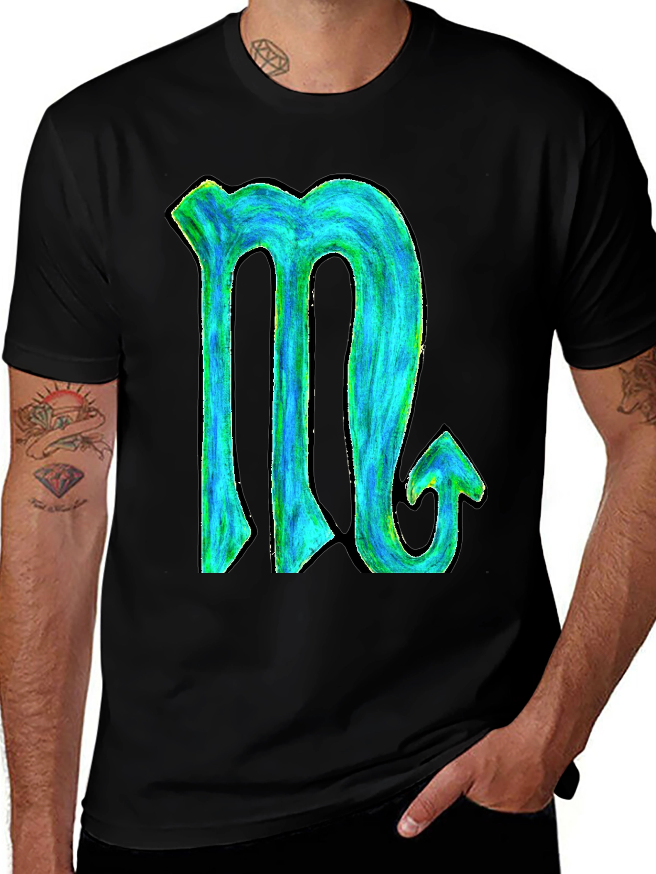 Scorpio Zodiac Sign Graphic T-Shirt