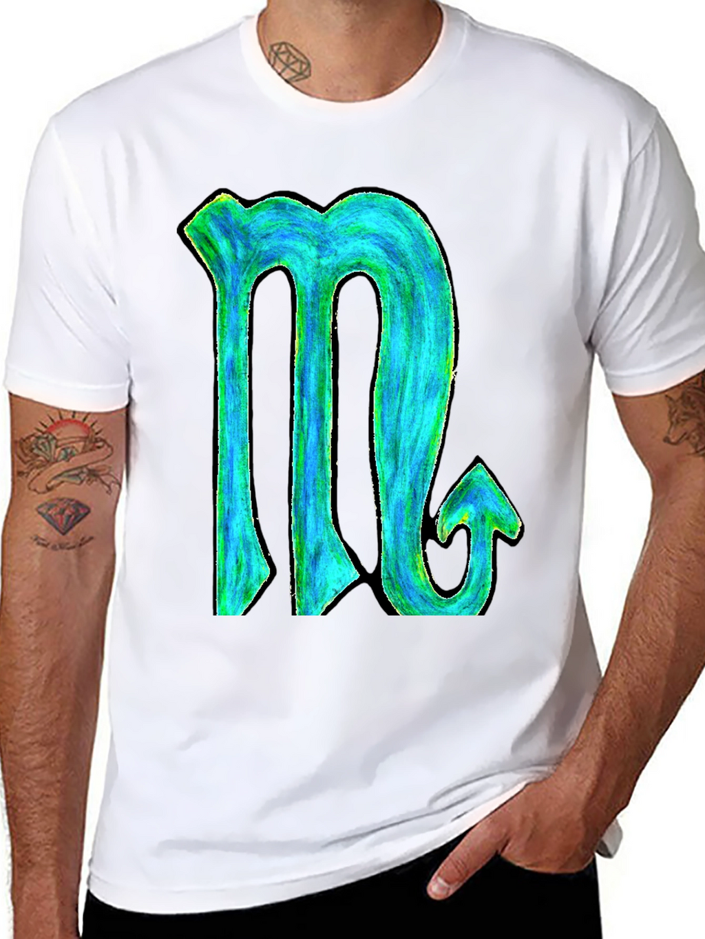 Scorpio Zodiac Sign Graphic T-Shirt
