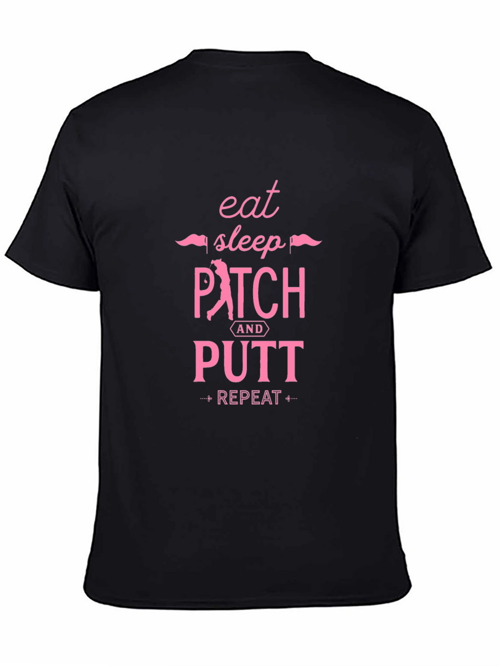 Eat Sleep Pitch & Putt Repeat Graphic Tee