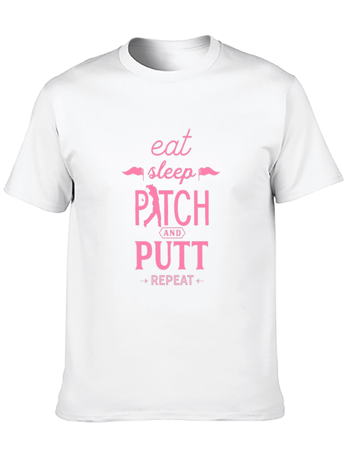 Eat Sleep Pitch & Putt Repeat Graphic Tee