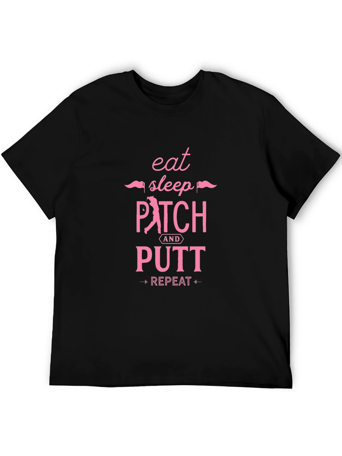 Eat Sleep Pitch & Putt Repeat Graphic Tee