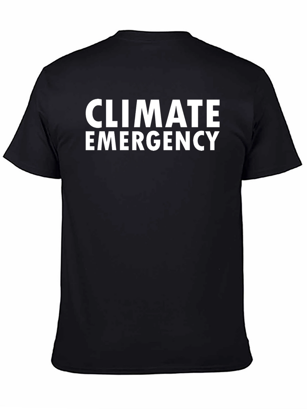 Climate Emergency Black T-Shirt