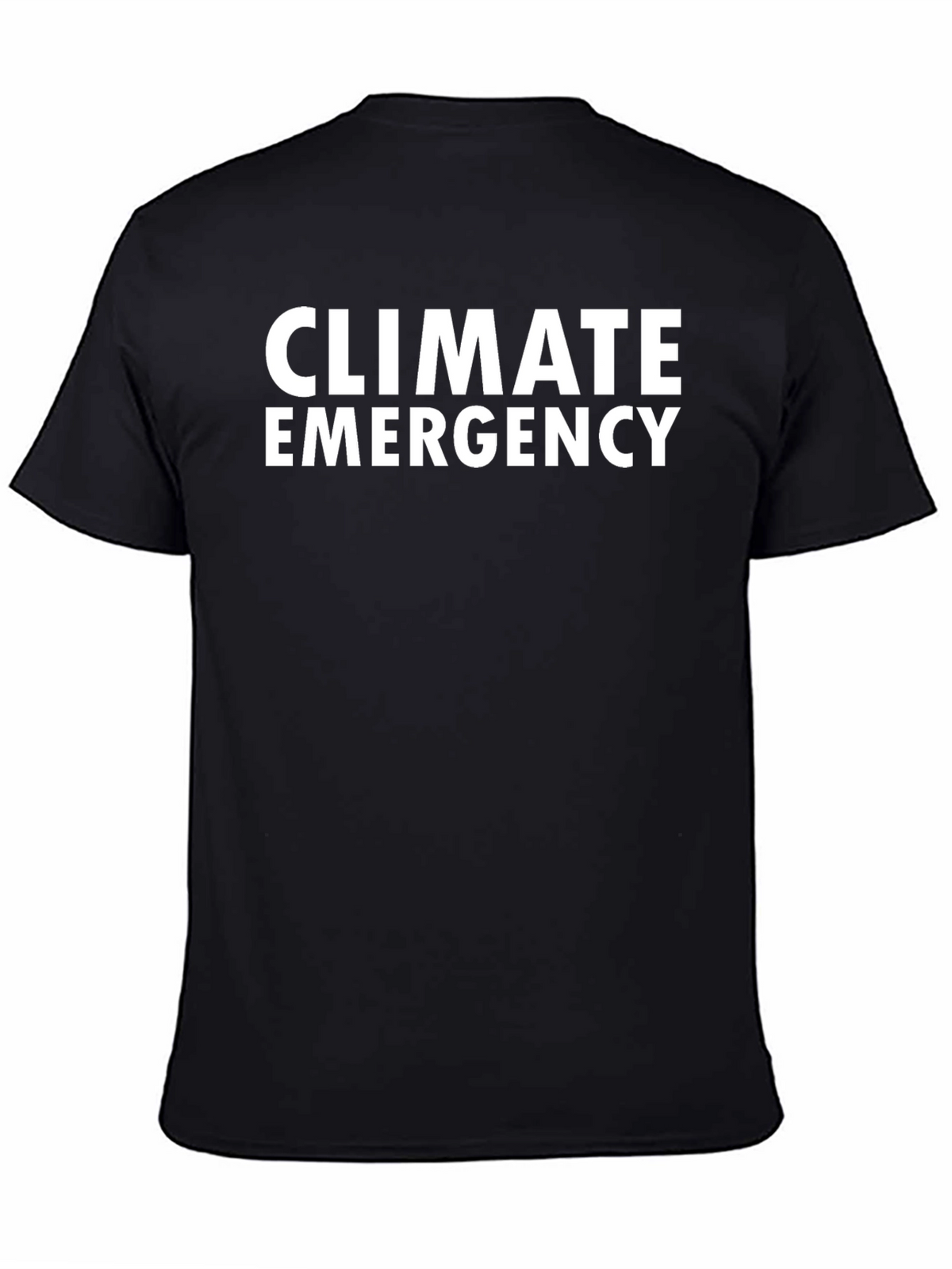 Climate Emergency Black T-Shirt