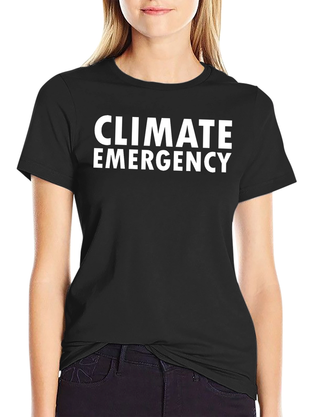 Climate Emergency Black T-Shirt